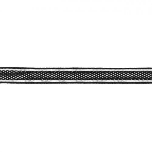 Stripes - Netz - unelastisch - 2 cm - schwarz